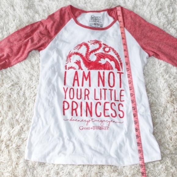 Game of Thrones Baseball Tshirt Daenerys Targaryen - Picture 11 of 12